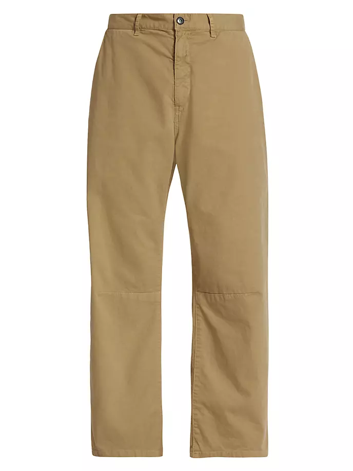 

Плотничьи тканые брюки Nili Lotan, цвет military khaki