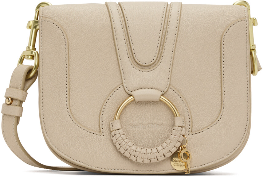 

Бежевая маленькая сумка Hana See By Chloe, цвет Cement beige