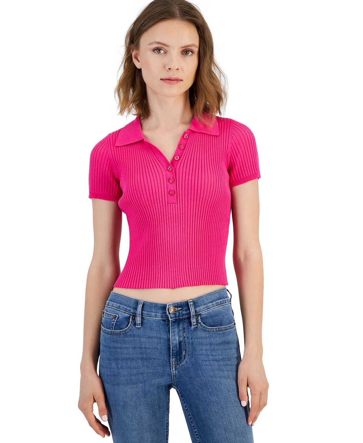 

Рубашка поло миниатюрного размера в рубчик Calvin Klein Jeans