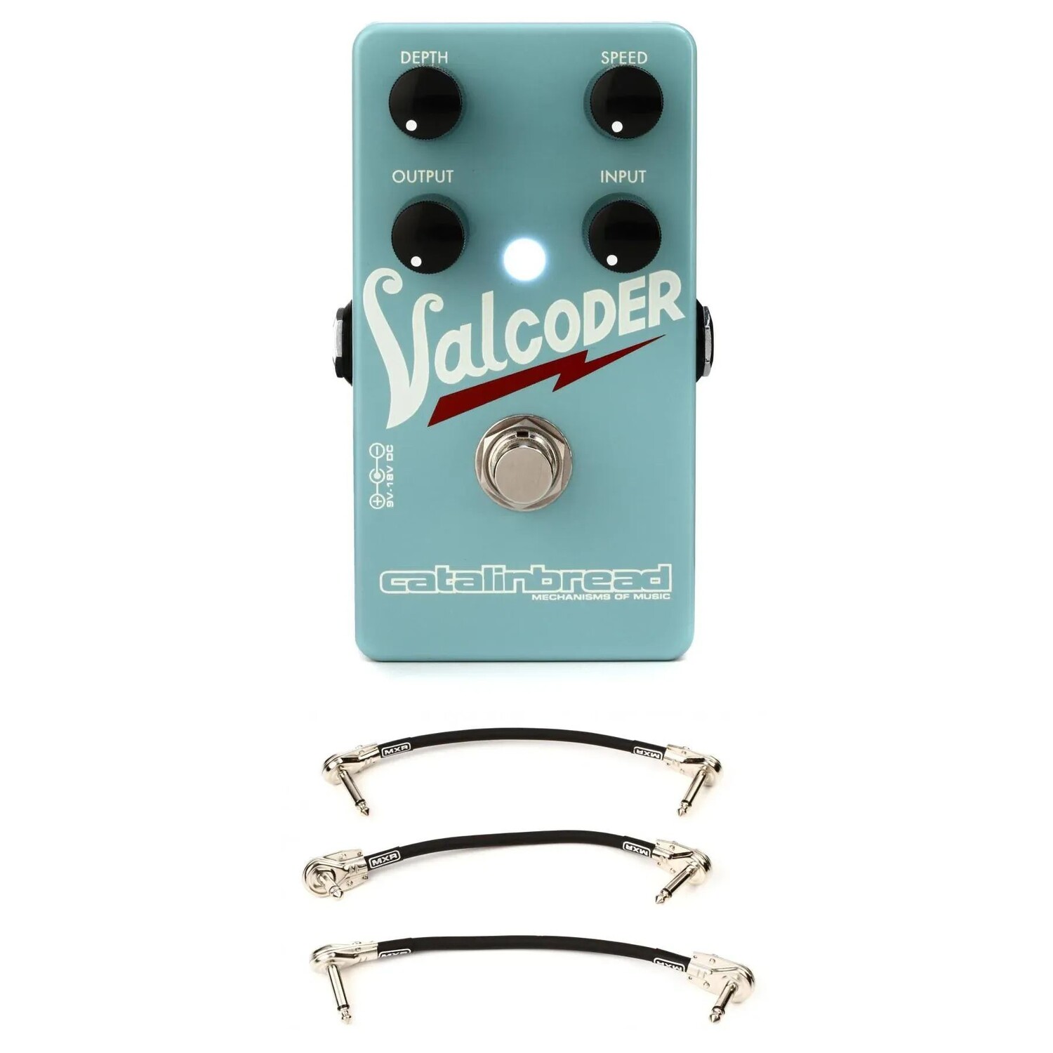 

Catalinbread Valcoder Педаль тремоло в стиле Valco с 3 соединительными кабелями