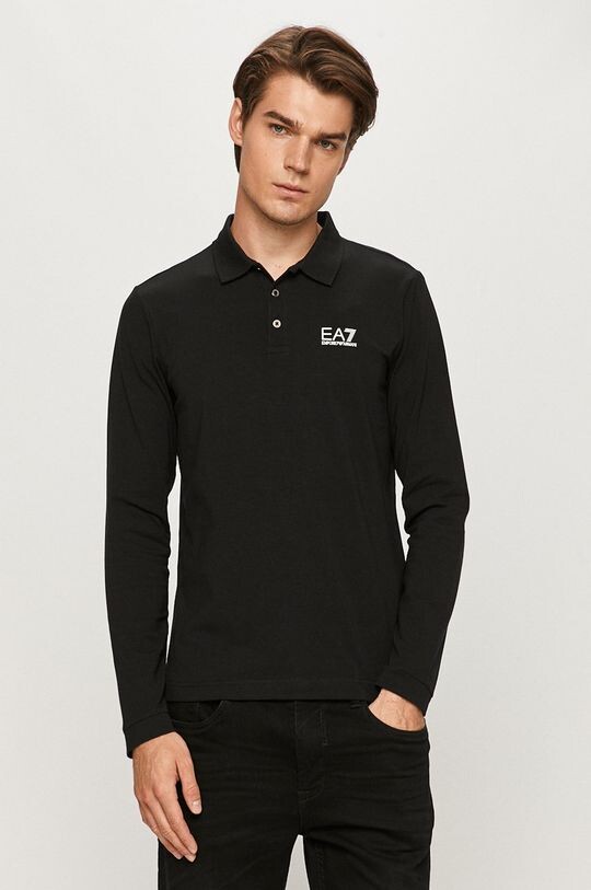 

Рубашка с длинным рукавом EA7 Emporio Armani, черный
