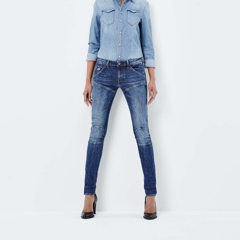 

Джинсы G-Star 5621 Elwood Mid Skinny, синий