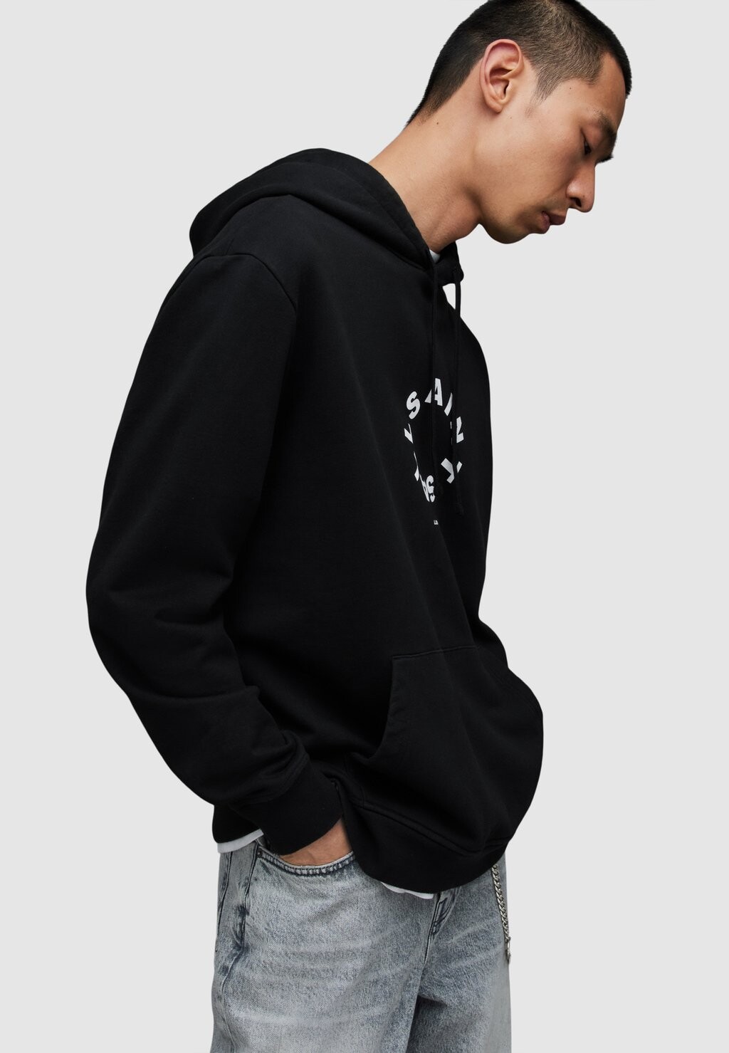 

Свитер с капюшоном TIERRA AllSaints, черный