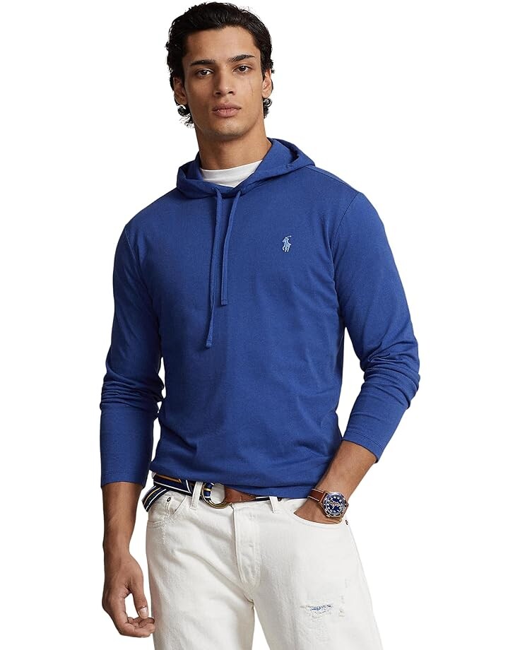 

Футболка Polo Ralph Lauren Jersey Hooded, синий