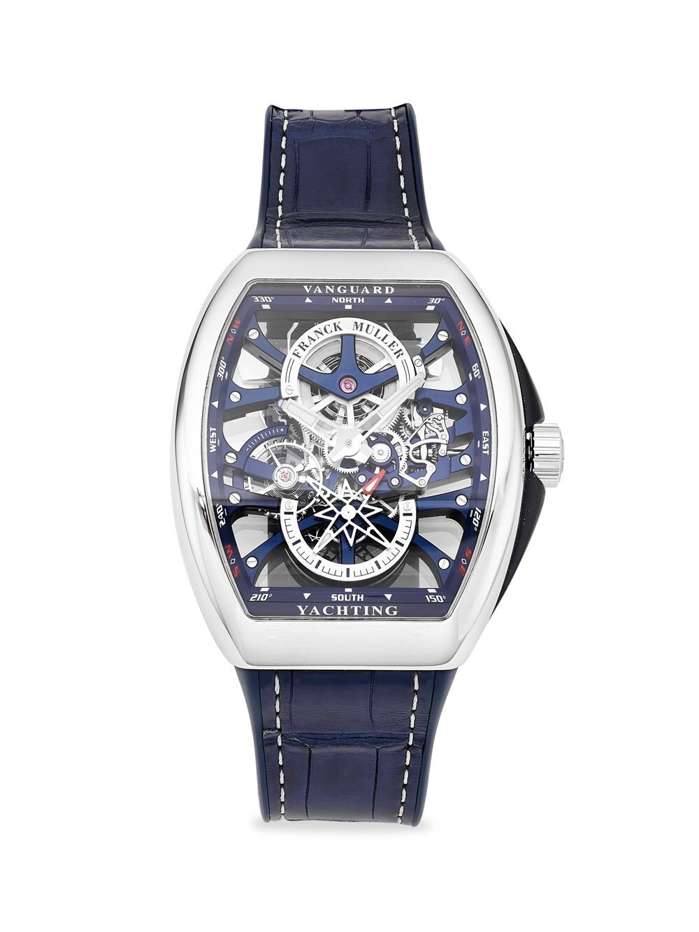 

Часы Vanguard Yachting Skeleton из нержавеющей стали Franck Muller, нави