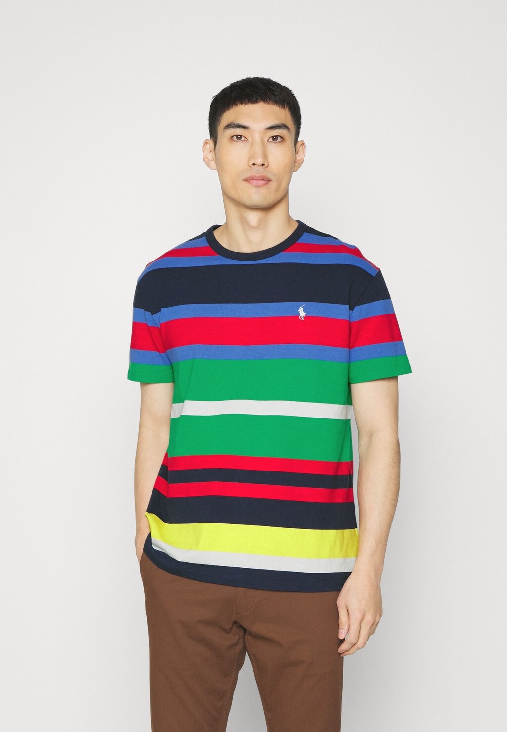 

Футболка с принтом Polo Ralph Lauren, темно-синий