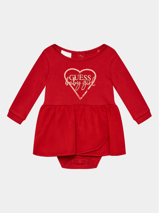 

Платье на каждый день, стандартного кроя Guess, красный