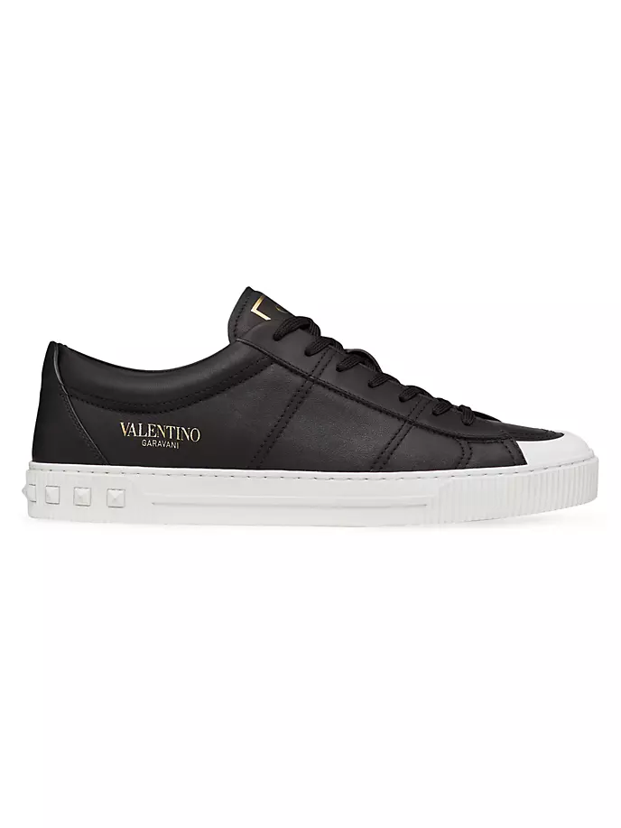 

Кроссовки Cityplanet из телячьей кожи Valentino Garavani, черный