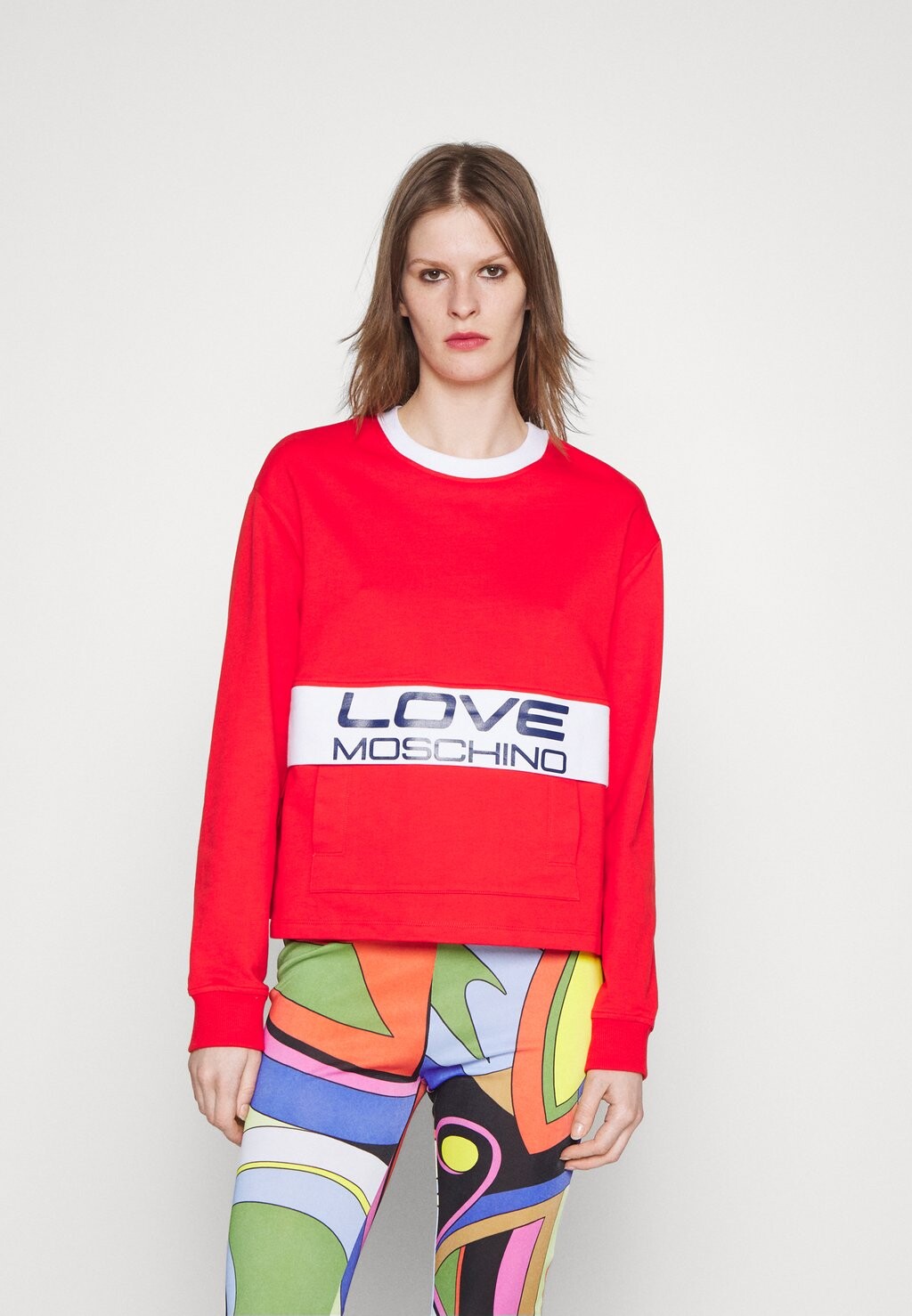 

Толстовка Love Moschino, красный
