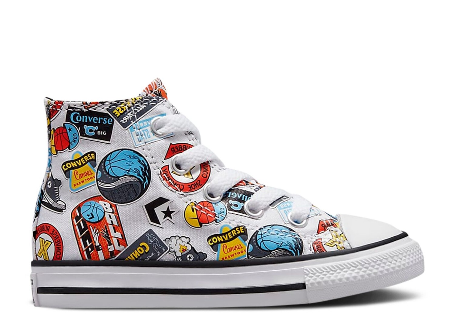 

Кроссовки Converse Chuck Taylor All Star High Td 'Happy Hoops', белый