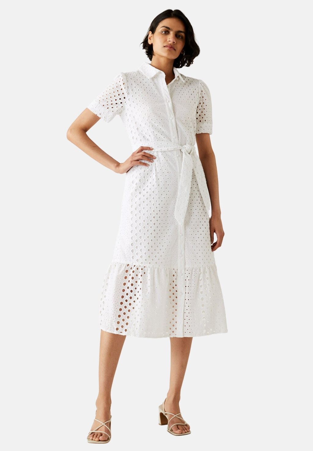 

Платье-рубашка Marks & Spencer, белый