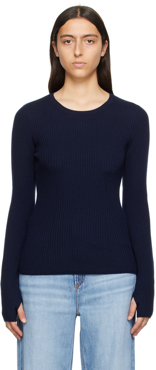 

Темно-синий свитер rag &bone Audrina rag & bone