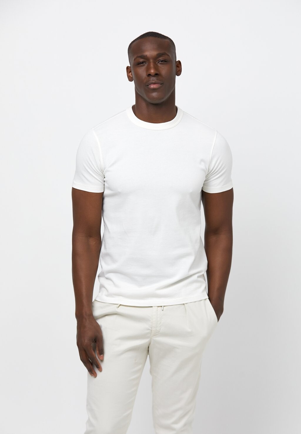 

Базовая футболка Short Sleeve PROFUOMO, цвет off white