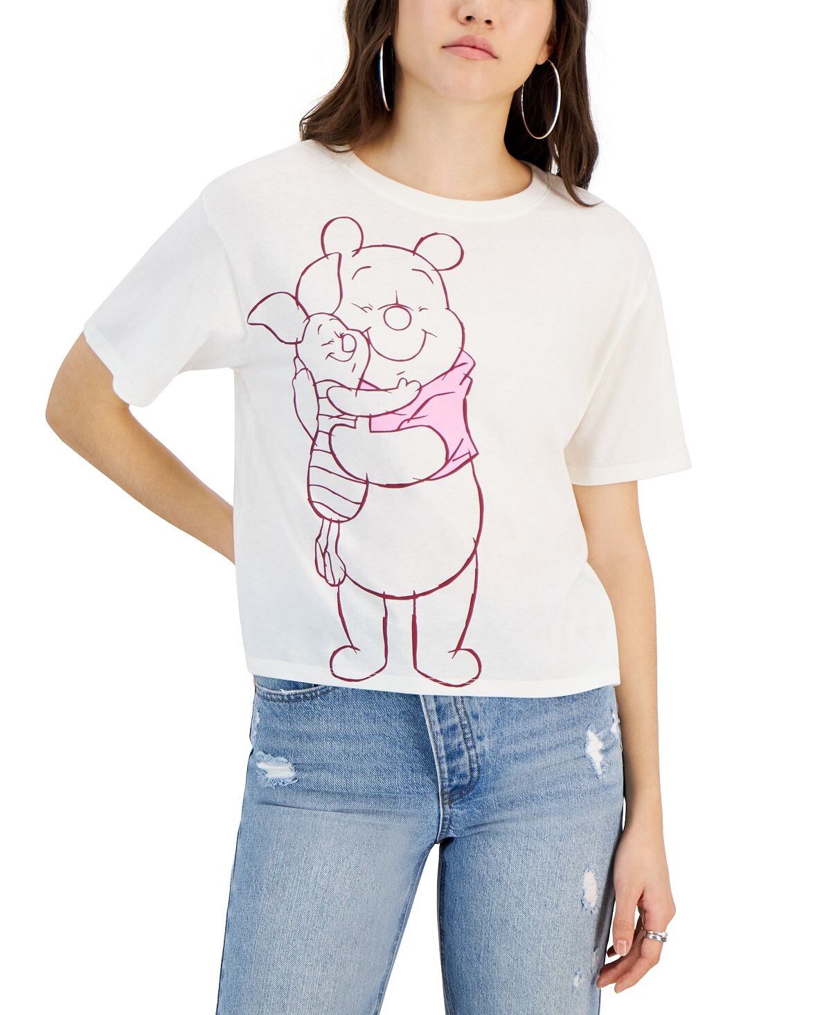 

Укороченная футболка с рисунком Winnie The Pooh Love для юниоров Disney