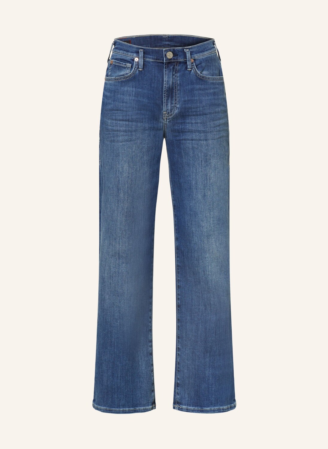 

Расклешенные джинсы ширли True Religion, голубой