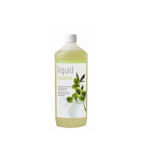 

Органическое оливковое мыло для чувствительной кожи, 1000 мл Sodasan, Cosmetics