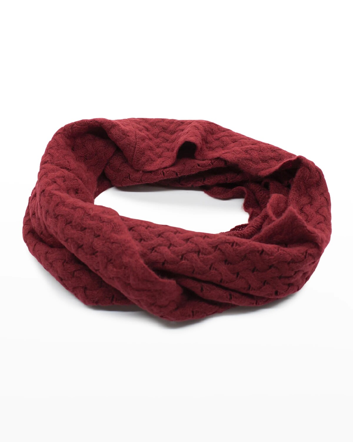 

Кашемировый шарф Basketweave Infinity Portolano, цвет Ashton Red
