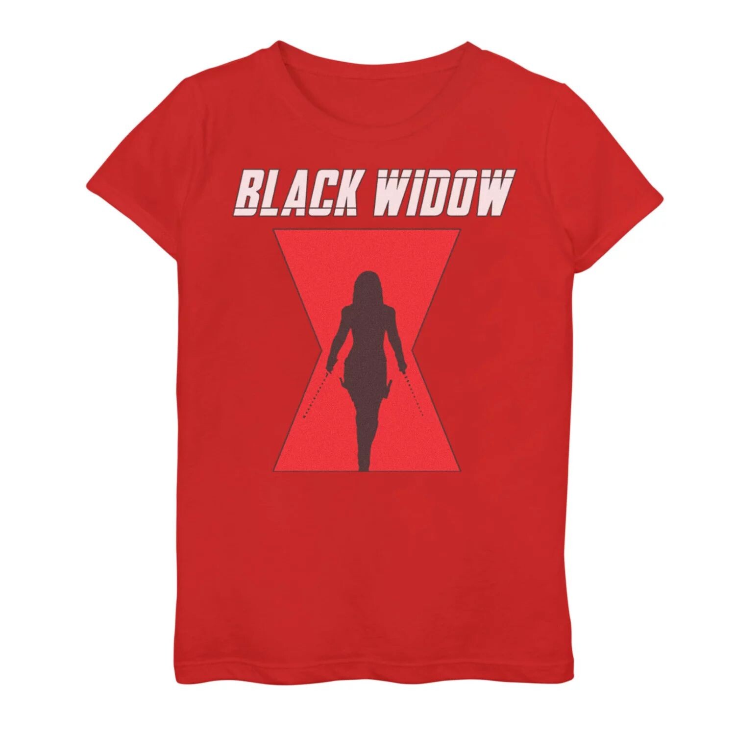 

Футболка с логотипом Marvel Black Widow и графическим рисунком для девочек 7–16 лет Marvel