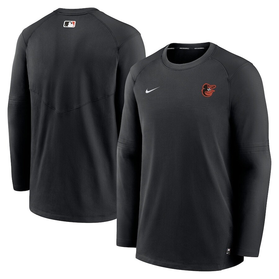 

Футболка с длинным рукавом Nike Baltimore Orioles, черный