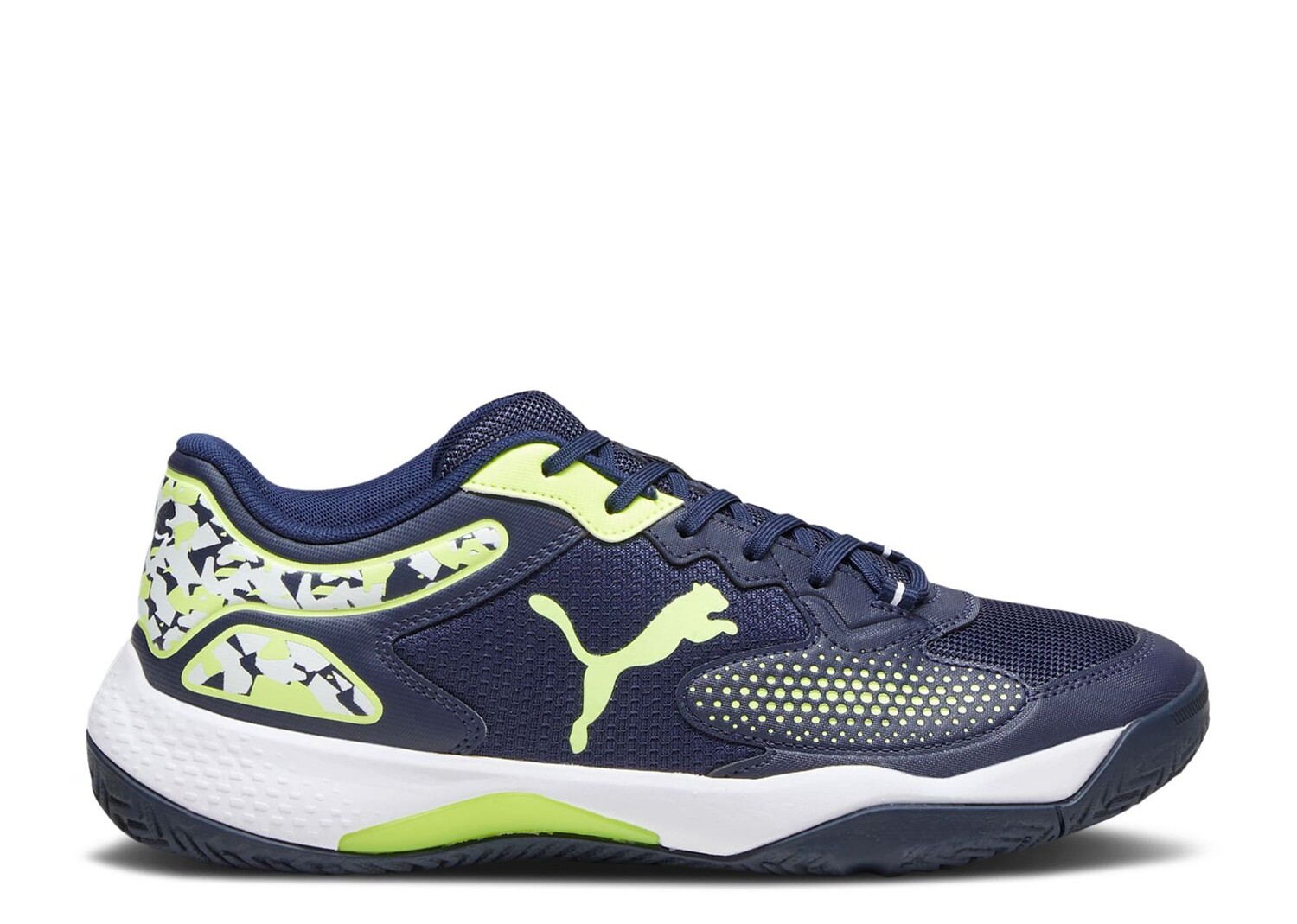 

Кроссовки Puma Solarcourt Rct Padel 'Navy Fast Yellow Camo', синий