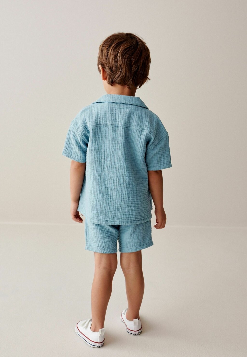 

REGULAR Short Sleeve Textured Set Next, Футболка с принтом синяя