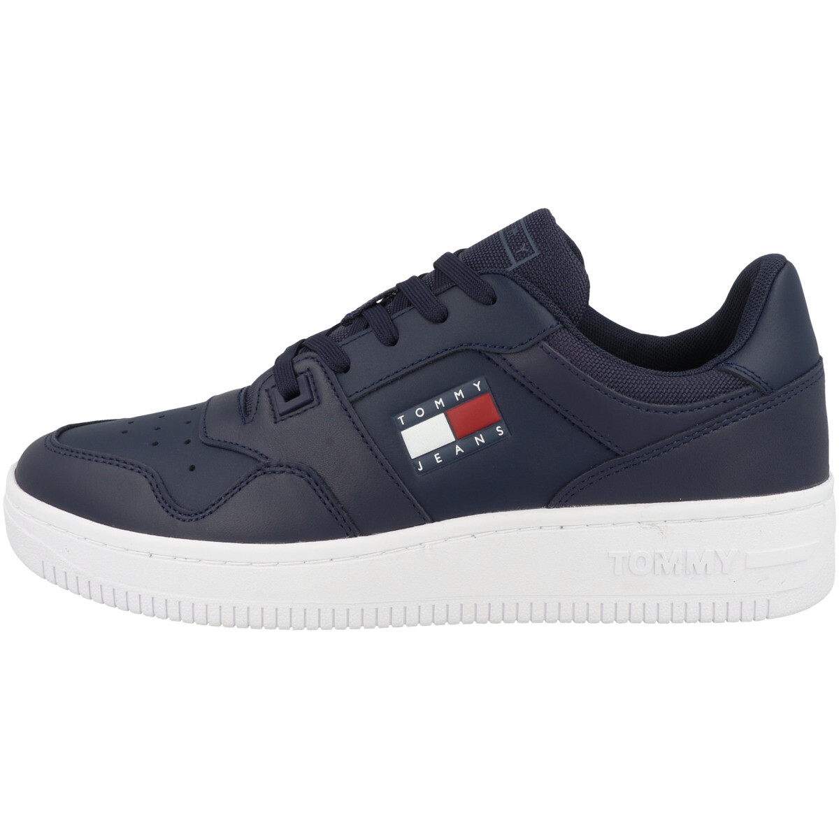 Низкие кроссовки Tommy Hilfiger low Tommy Jeans Retro Basket, синий высокие кроссовки tommy hilfiger retro basket бежевый кремовый