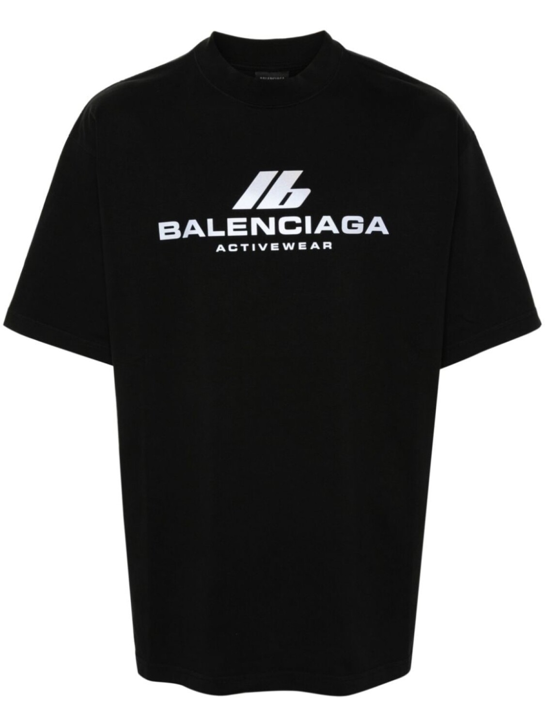 

Balenciaga футболка со светоотражающим логотипом, черный