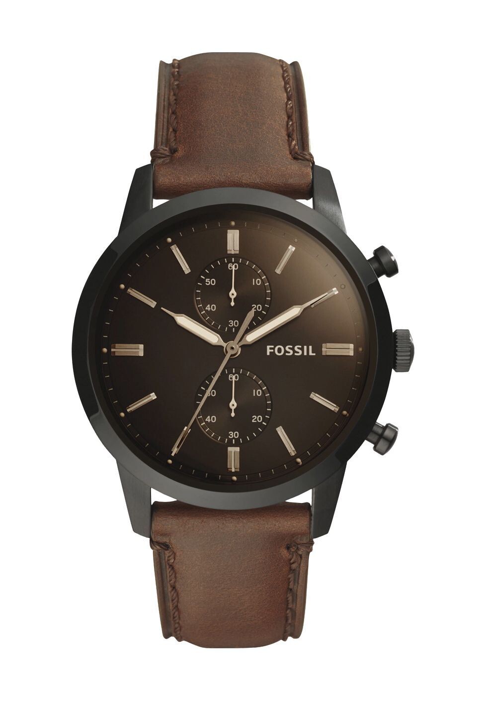 

Мужской хронограф Townsman FS5437 FOSSIL, коричневый