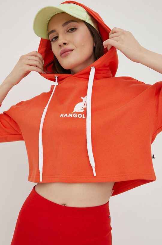 

Толстовка из хлопка Kangol, оранжевый