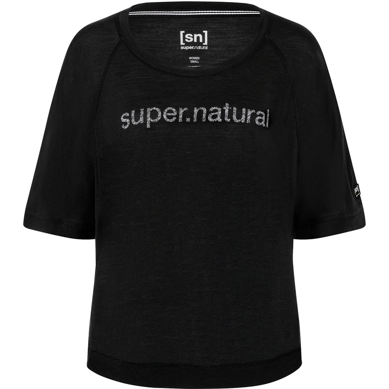 цена Женская футболка Liquid Flow Super.Natural, черный