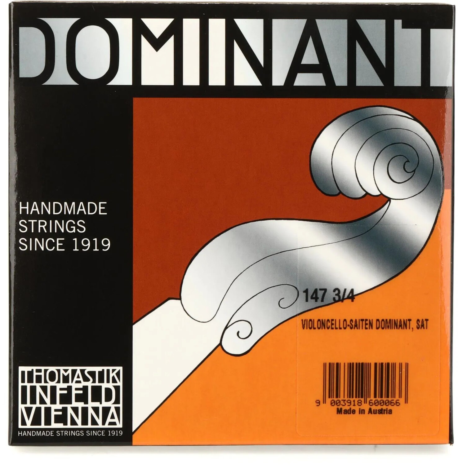 

Набор струн для виолончели Thomastik-Infeld 147 Dominant — размер 3/4