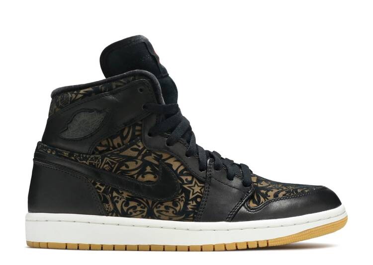 

Кроссовки AIR JORDAN 1 RETRO HI PREMIER 'LASER', черный