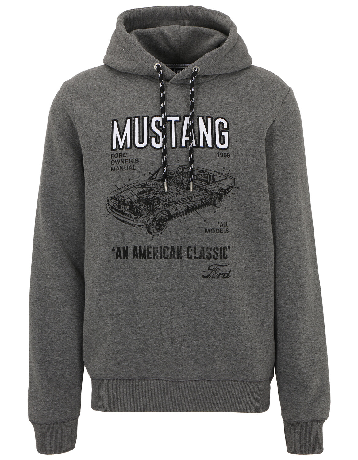 

Толстовка Course Pullover MUSTANG 1969, серый