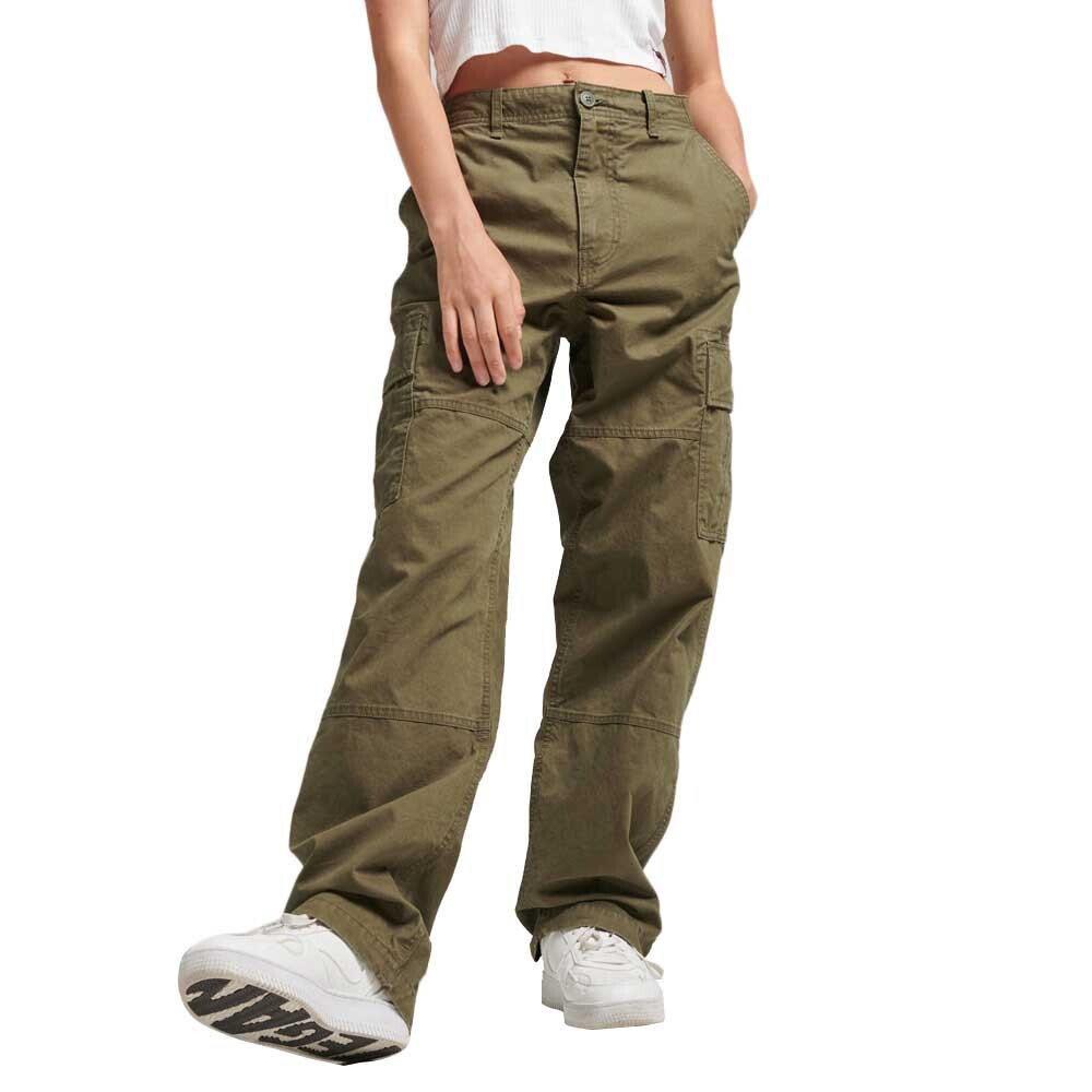 

Брюки карго Superdry Vintage Baggy, зеленый