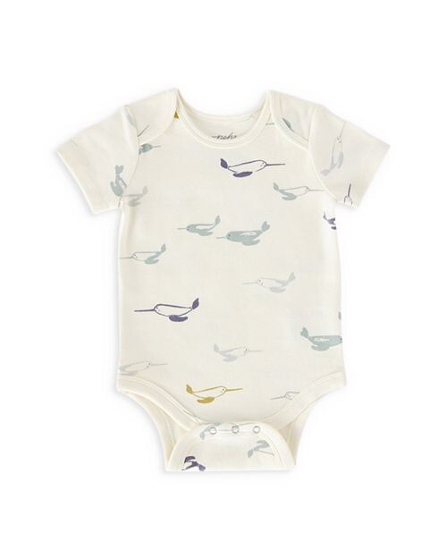

Боди унисекс Wildling Narwhal – для малышей Pehr, цвет White