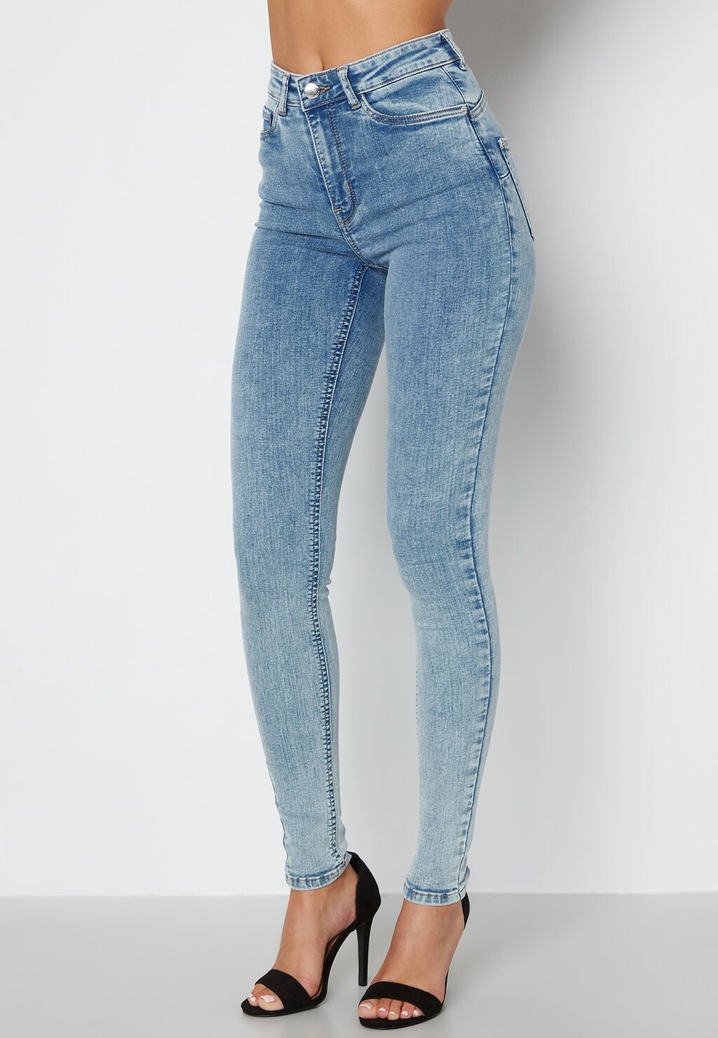 

Джинсы Skinny Fit Amy Push Up Jeans Bubbleroom, цвет light-blue denim