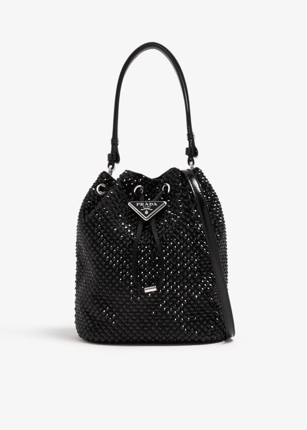 

Сумка Prada Satin Crystal Mini-Bag, черный