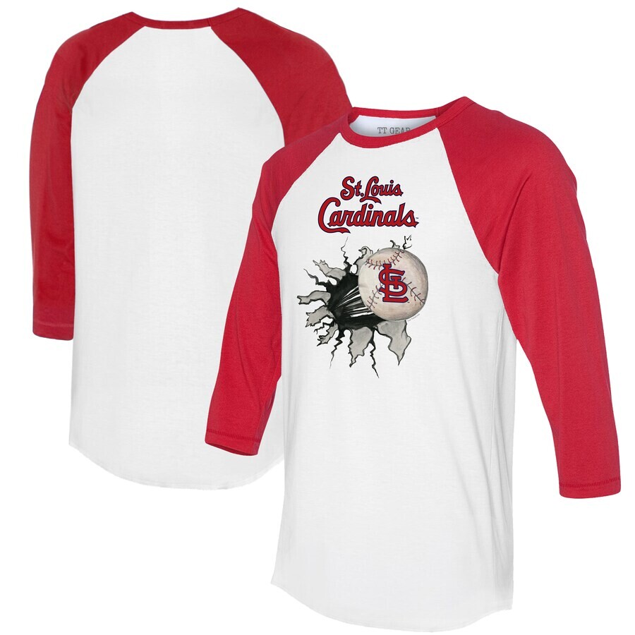 

Футболка с длинным рукавом Tiny Turnip St Louis Cardinals, белый
