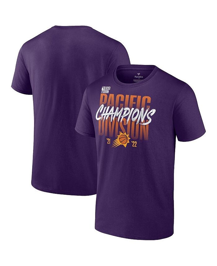 

Мужская фиолетовая футболка Phoenix Suns Pacific Division Champions 2022 в раздевалке Fanatics, фиолетовый