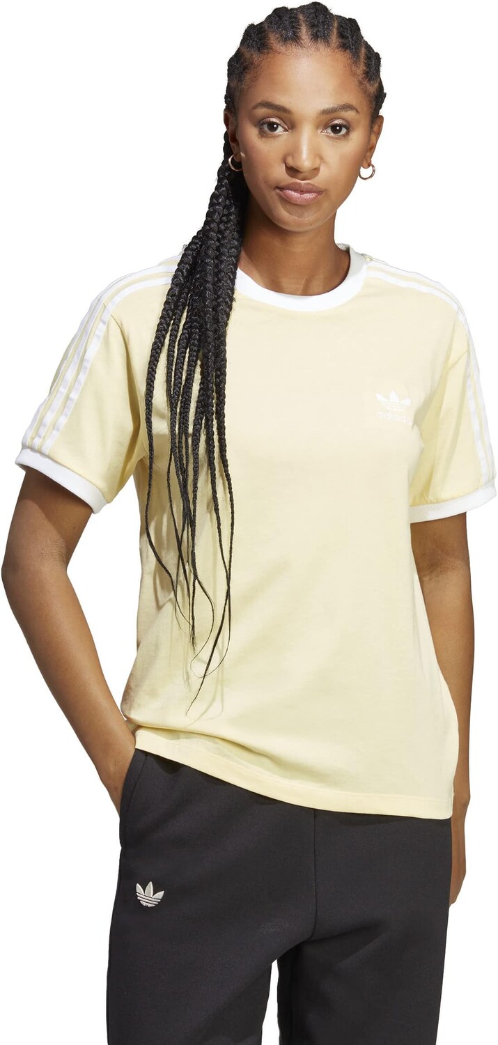 

Футболка adiColor Classics с 3 полосками adidas, цвет Almost Yellow