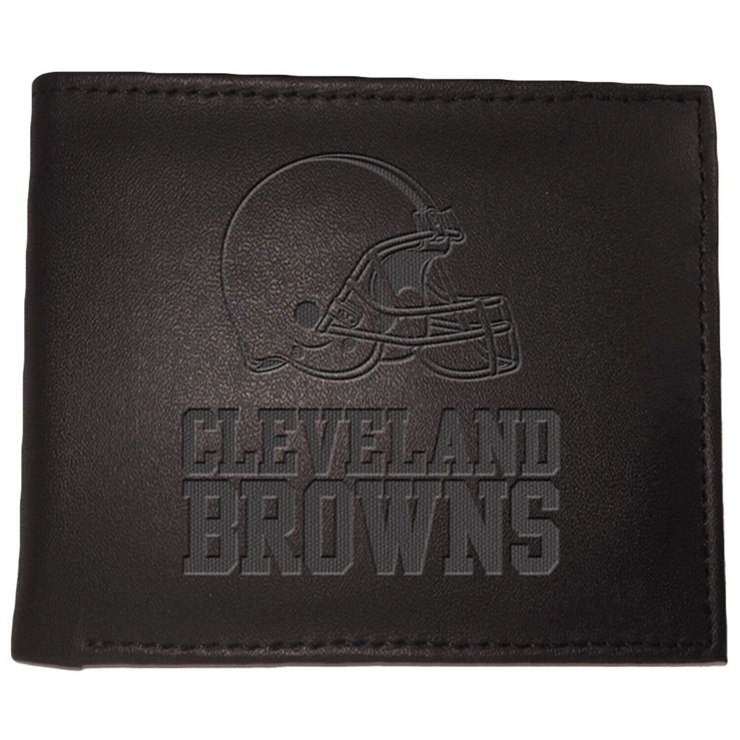 

Мужской черный гибридный складной кошелек Cleveland Browns