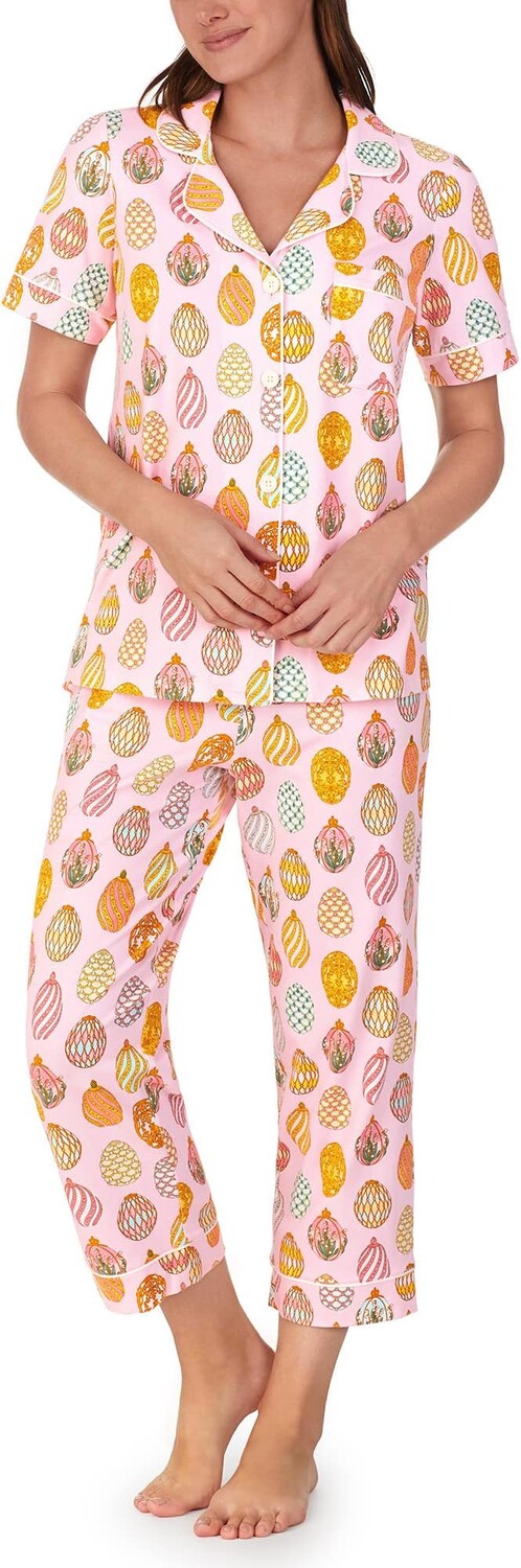 

Укороченная пижама с короткими рукавами Bedhead PJs, цвет Egg Hunt