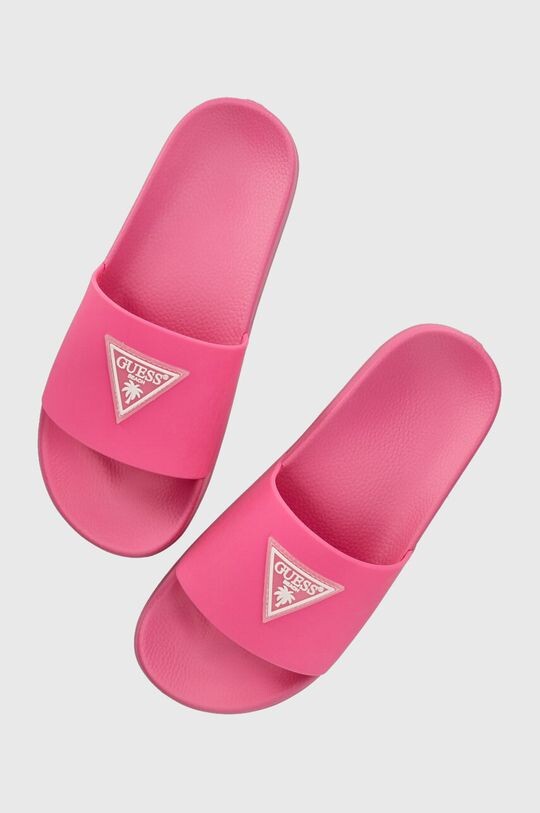 

Шлепанцы BEACH SLIPPERS Guess, розовый