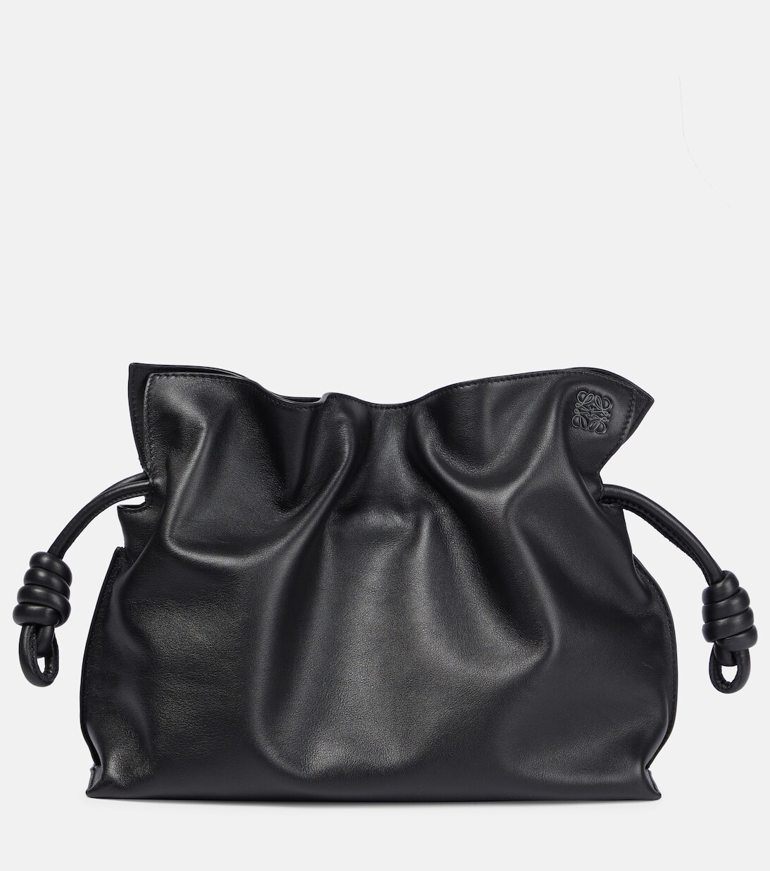 

Клатч фламенко из кожи Loewe, коричневый
