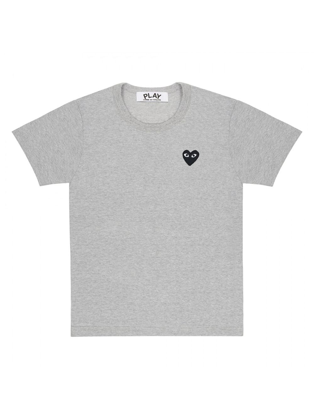

Футболка с сердечком Comme des Garçons PLAY, серый