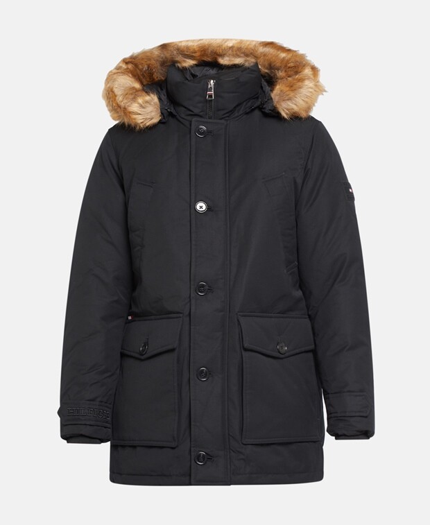 

Пуховик Tommy Hilfiger, черный