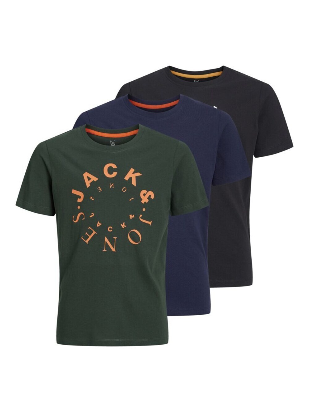 

Футболка Jack & Jones Junior, зеленый/черный