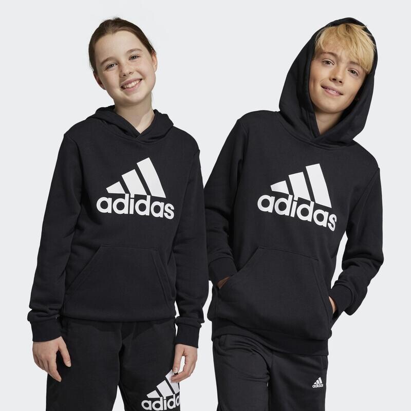 

Хлопковая толстовка с большим логотипом Essentials ADIDAS, цвет schwarz