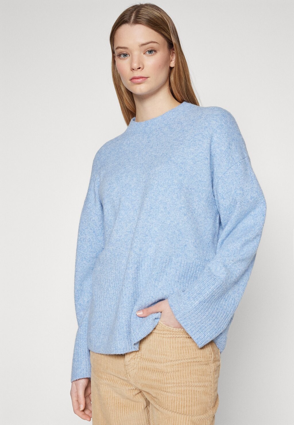 

Свитер Pcfluxi Loose O-Neck Pieces, Гранада Скай