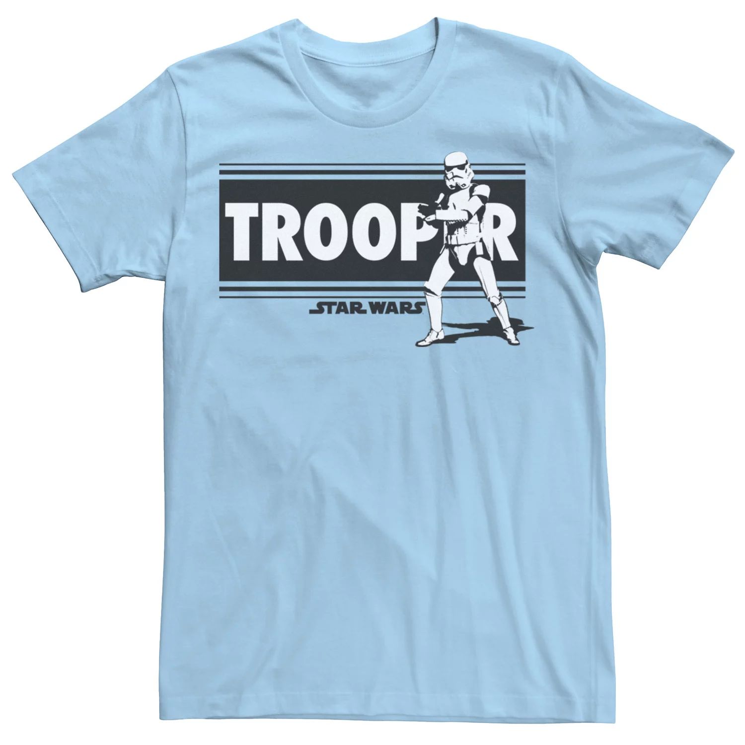 Мужская футболка Storm Trooper On Guard Star Wars, светло-синий